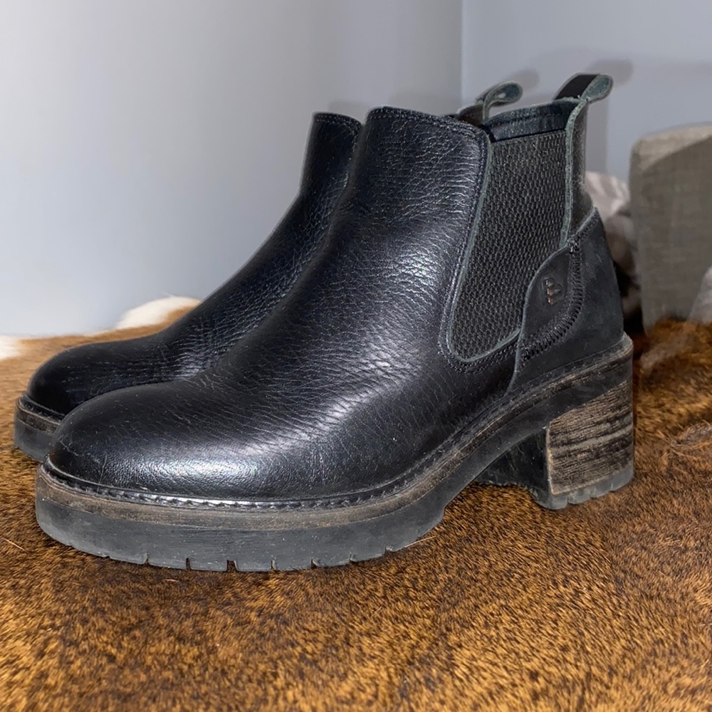 Bill boxer Black chunky booties